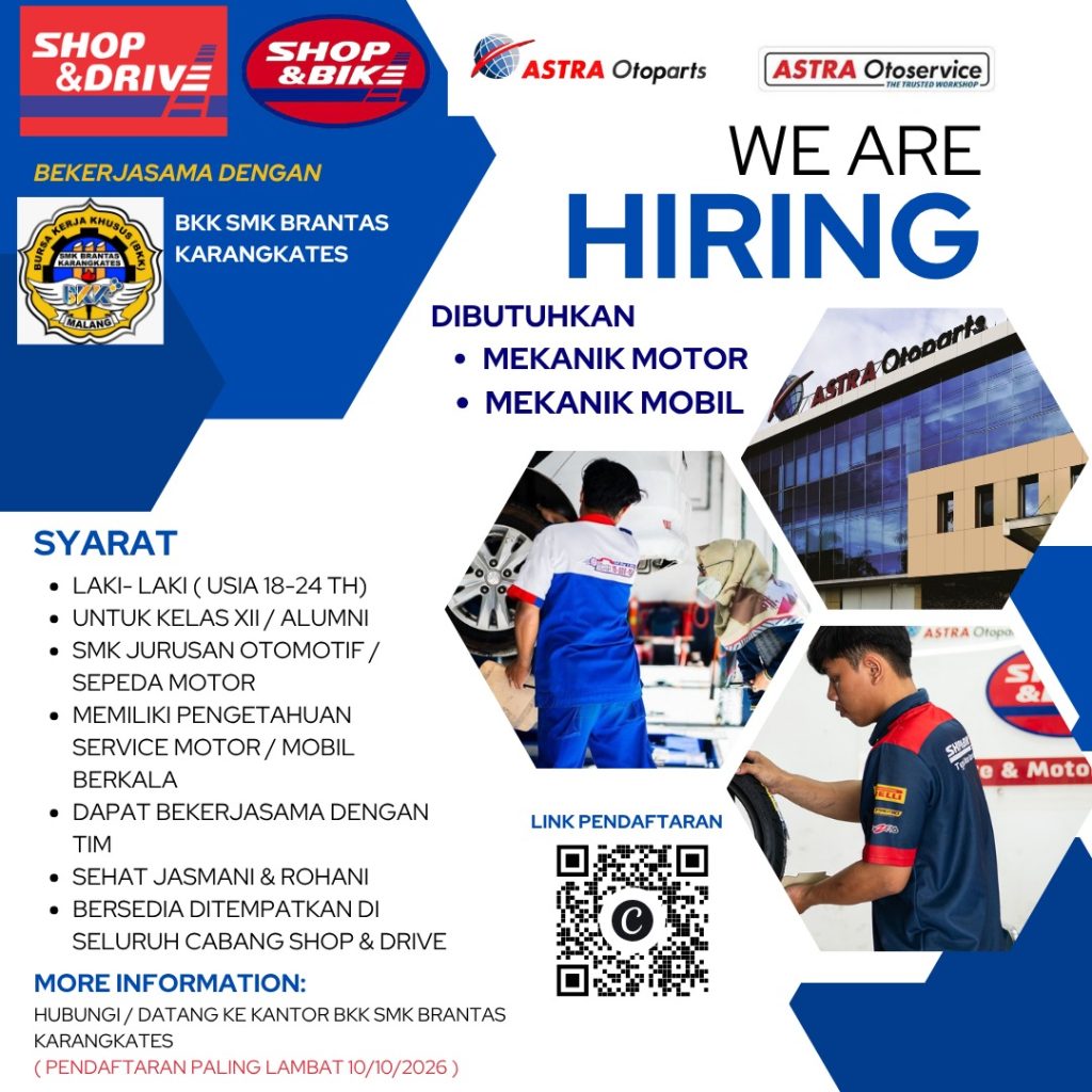 Lowongan Mekanik Astra Otoparts